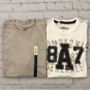 Aeropostale, 2 Tees Bundle, Men's Large